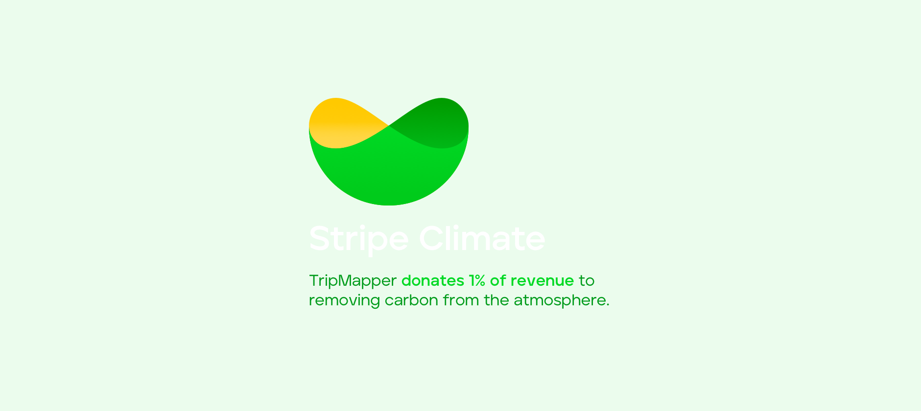 Stripe Climate Banner