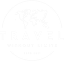 Travel Without Limits Logo Transparent White